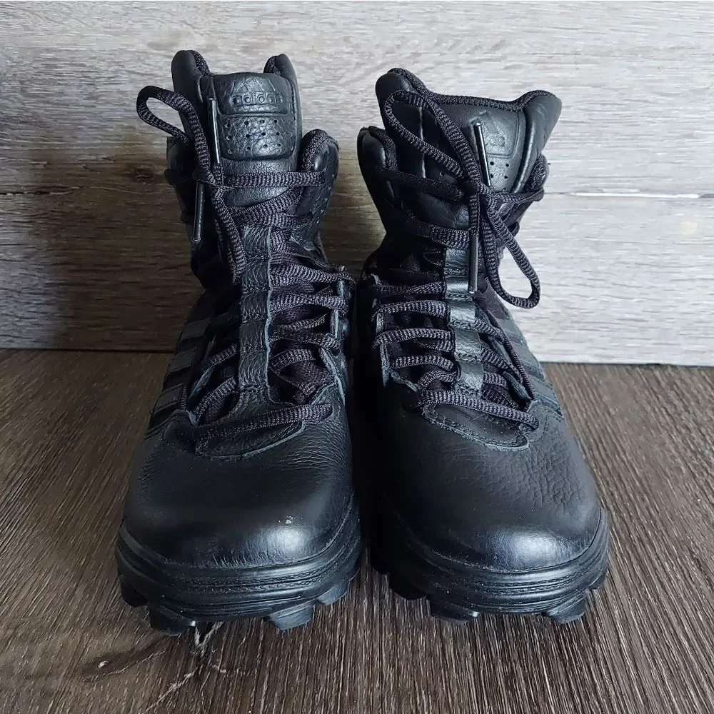 adidas GSG-9.7 Tactical Boot Leather Hiking (Black) Size 4